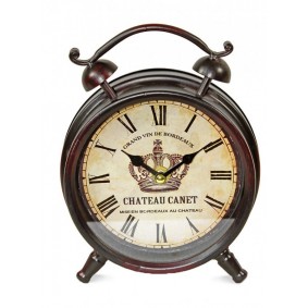 Zegar stojący retro 'budzik'  Canet 21,5 cm