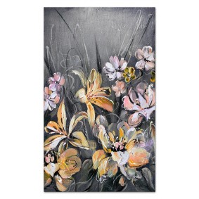 Obraz ręcznie malowany Kwiaty Nowoczesne G100107 115x195cm