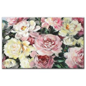 Obraz ręcznie malowany Kwiaty Nowoczesne G94744 200x125cm
