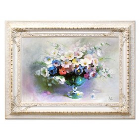 Obraz ręcznie malowany Kwiaty G16988 90x120cm