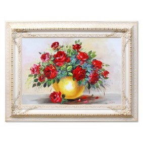 Obraz ręcznie malowany Róże G16818 90x120cm