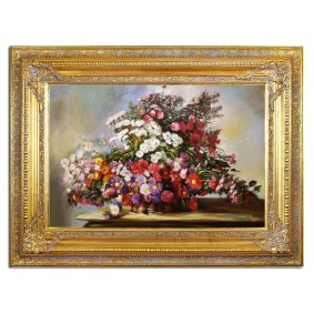 Obraz ręcznie malowany Kwiaty G15610 90x120cm