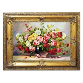 Obraz ręcznie malowany Róże G16465 90x120cm