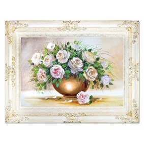 Obraz ręcznie malowany Róże G16990 78x98cm
