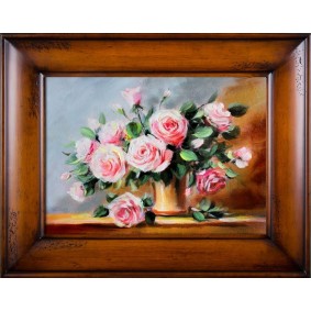 Obraz ręcznie malowany Róże G16968 76x96cm