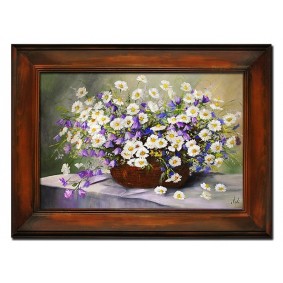 Obraz ręcznie malowany Kwiaty G103045 86x116 cm