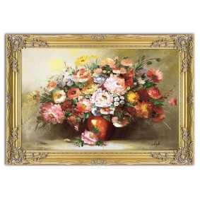 Obraz ręcznie malowany Kwiaty G94173 78x108cm