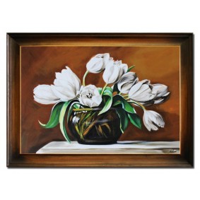 Obraz ręcznie malowany Tulipany G107243 75x105cm