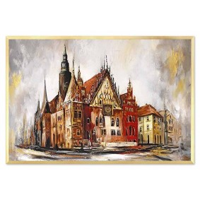 Obraz ręcznie malowany Wrocław G101830 60x90cm