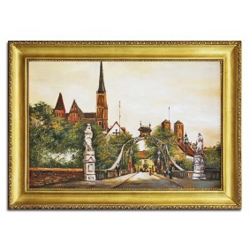 Obraz ręcznie malowany Wrocław G05762 75x105cm