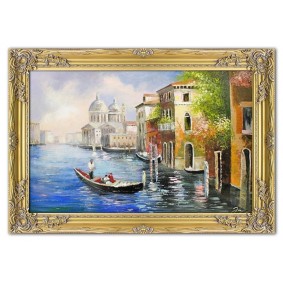 Obraz ręcznie malowany Wenecja G05052 75x105cm