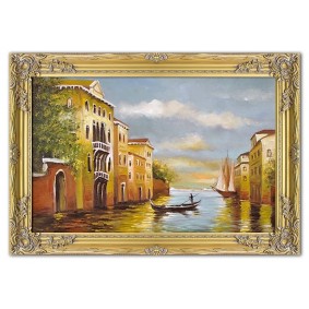 Obraz ręcznie malowany Wenecja G03430 75x105cm