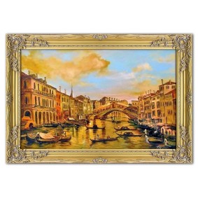 Obraz ręcznie malowany Wenecja G00714 75x105cm