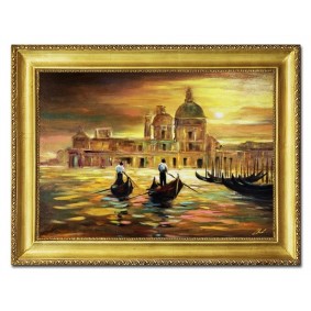 Obraz ręcznie malowany Wenecja G16114 63x84cm