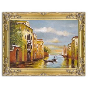Obraz ręcznie malowany Wenecja G00517 62x83cm