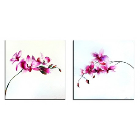 Obrazy ręcznie malowane Feng shui G01654 60x60cm x 2