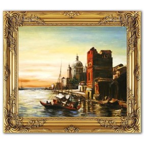 Obraz ręcznie malowany Wenecja G02269 53x64cm