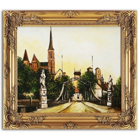 Obraz ręcznie malowany Wrocław G02805 53x64cm