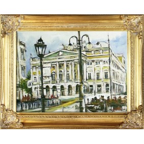 Obraz ręcznie malowany Wrocław G05205 37x47cm
