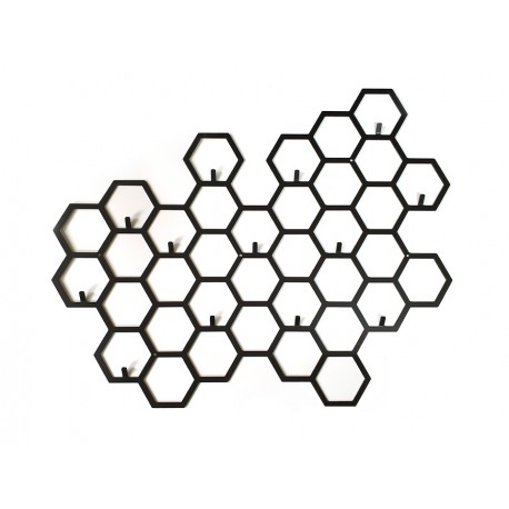 Wieszak dekoracja z heksagonów MIJOO